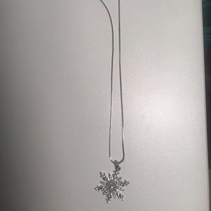 Snowflake Holiday necklace- never worn